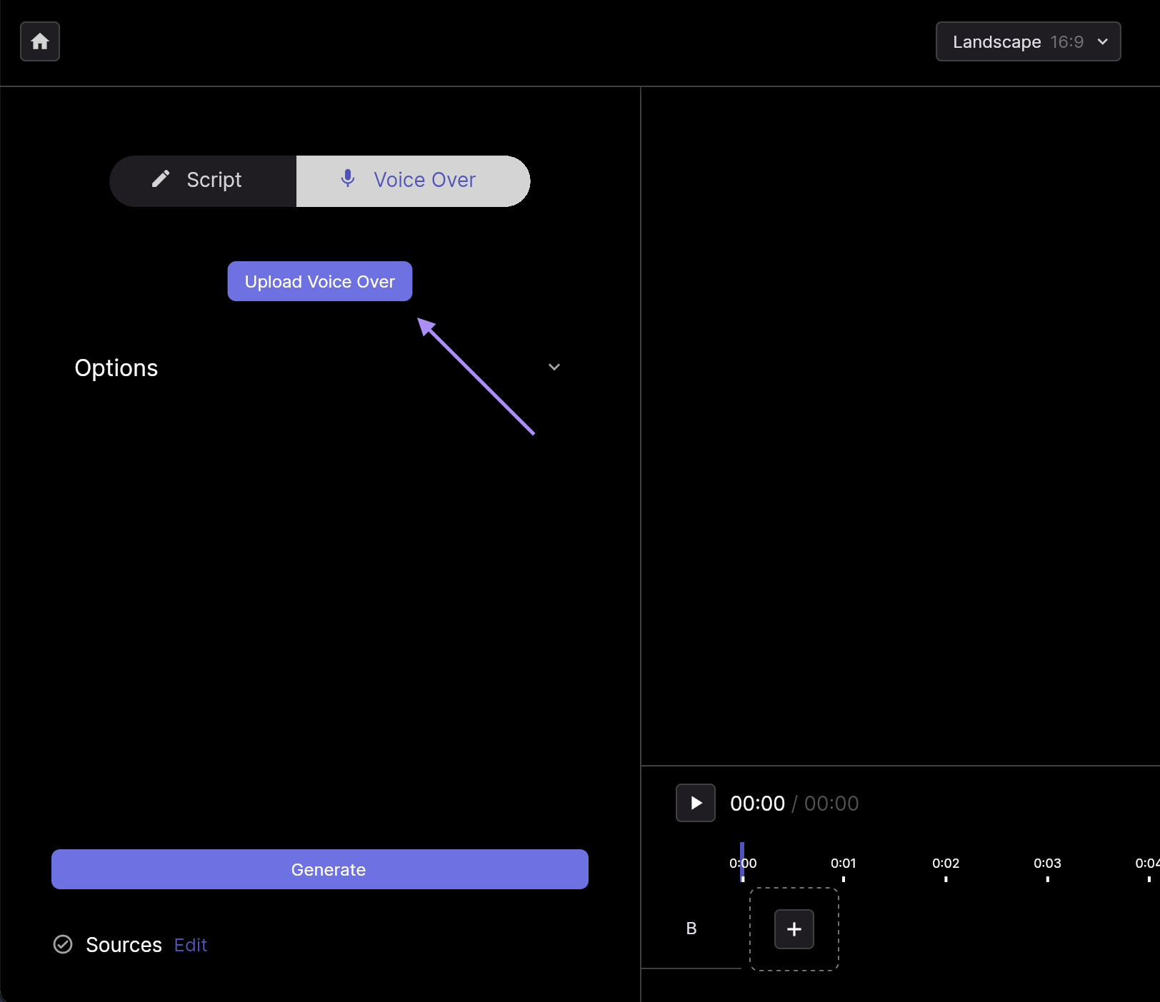 Add your voice recording on Tellers.AI