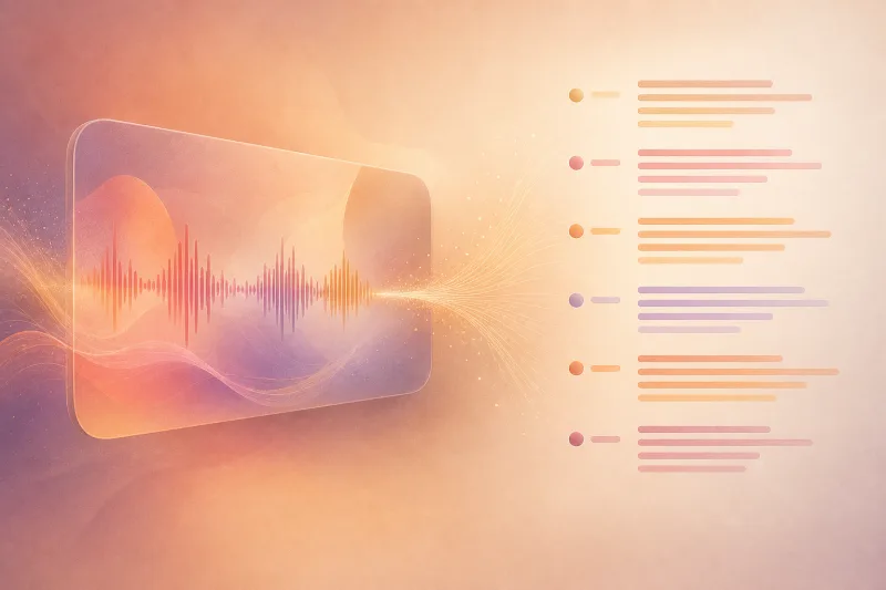 Audio or Video to Transcript